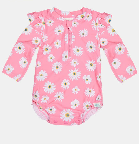 Toshi Swim Bodysuit Ripple /Daisy Watermelon