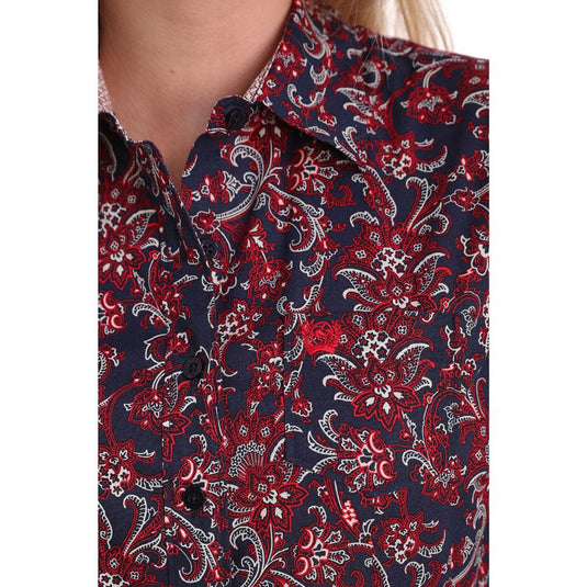 Cinch women’s patterned long sleeve