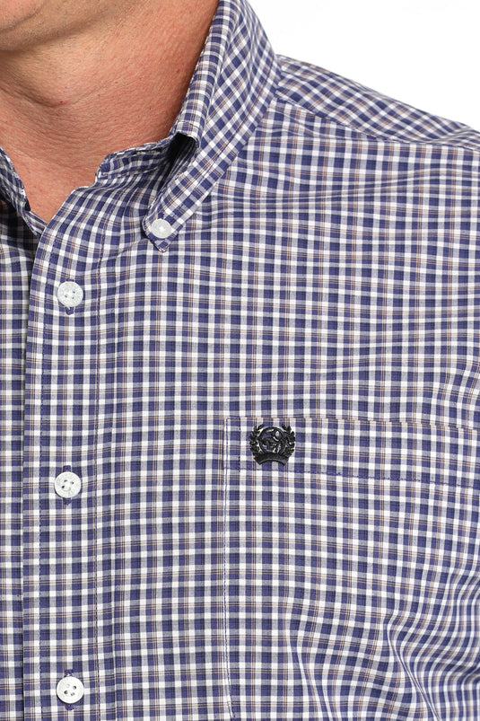 Cinch Plaid button down long sleeve shirt