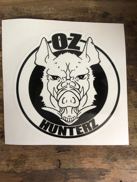 Oz Hunterz - Mini Boar face sticker