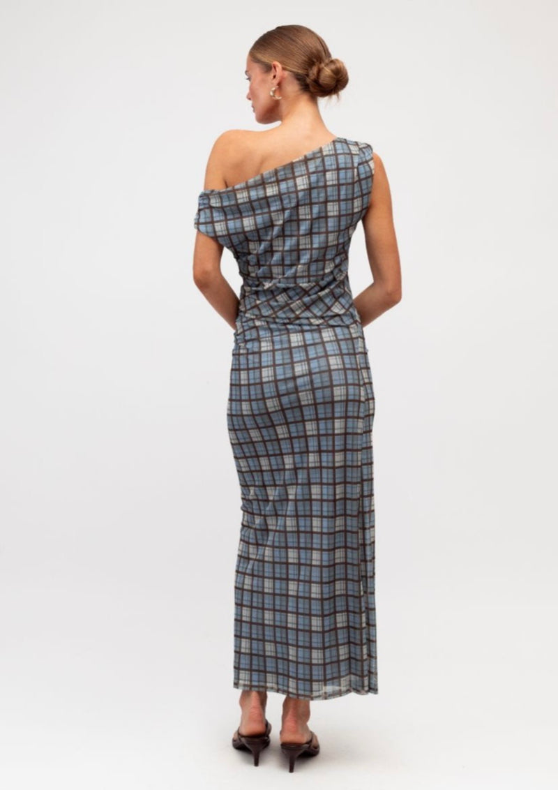 Load image into Gallery viewer, White Closet plaid Dress
