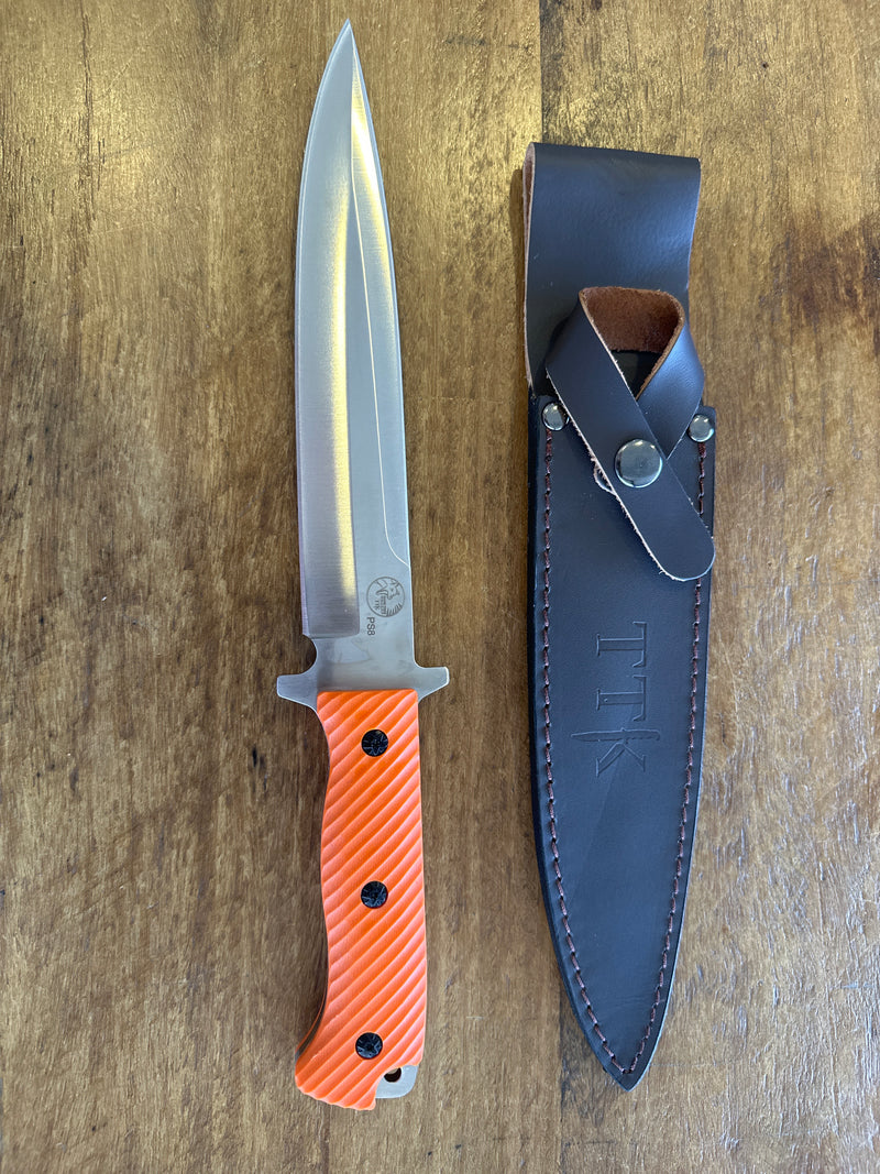 Load image into Gallery viewer, Tassie Tiger Knife Orange
