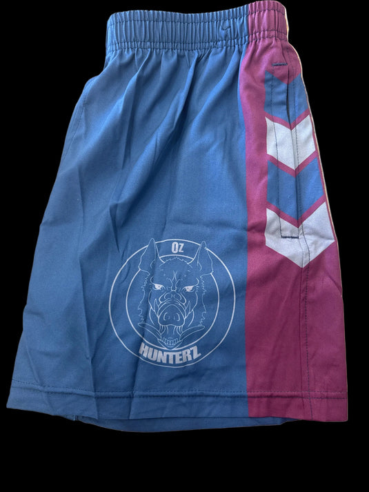 Oz Hunterz footy shorts