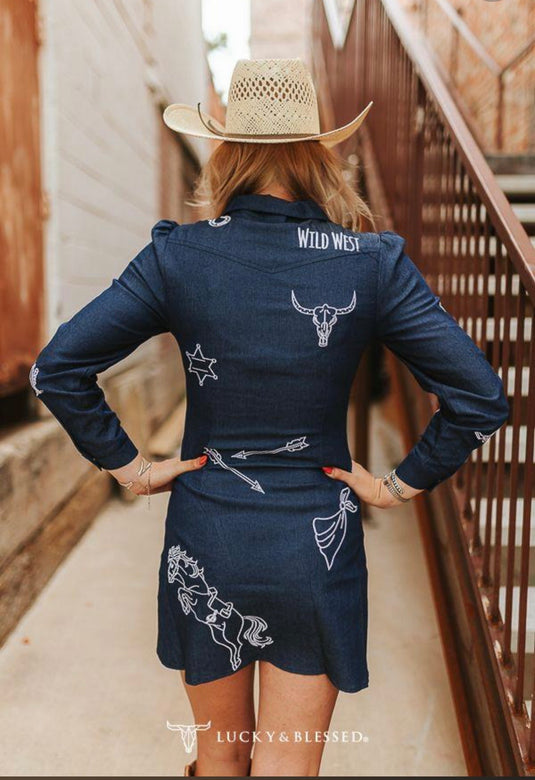 Lucky & Blessed Denim Dress