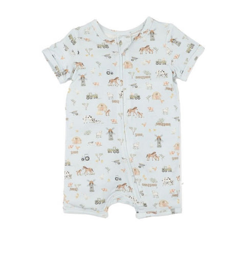 Bebe Farm ECOCOSY SS ZIPSUIT