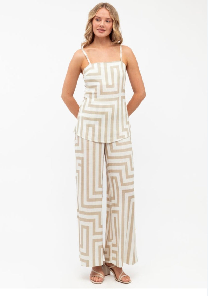Load image into Gallery viewer, COASTLINE Top &amp; Pants  neutral
