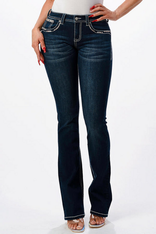 Women's Steer Head Bootcut Jeans