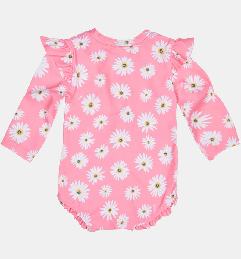 Load image into Gallery viewer, Toshi Swim Bodysuit Ripple /Daisy Watermelon
