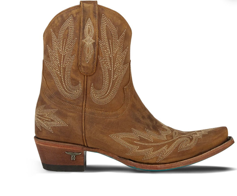 Load image into Gallery viewer, LANE BOOT LEXINGTON BOOTIE - BURNT CARAMEL
