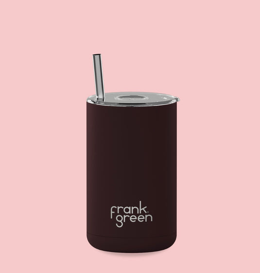 Frank Green Iced Coffee Cup with Straw Chocolate