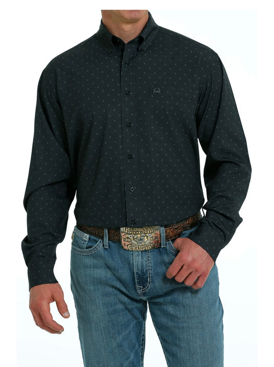 Cinch mens black shirt