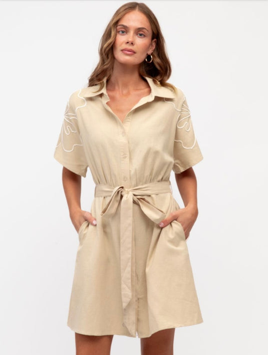 Ebby & I beige Dress