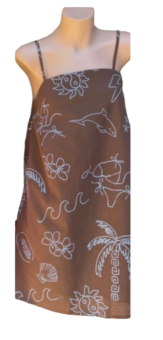 By Frankie mini dress chocolate