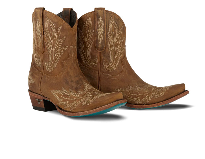 Load image into Gallery viewer, LANE BOOT LEXINGTON BOOTIE - BURNT CARAMEL

