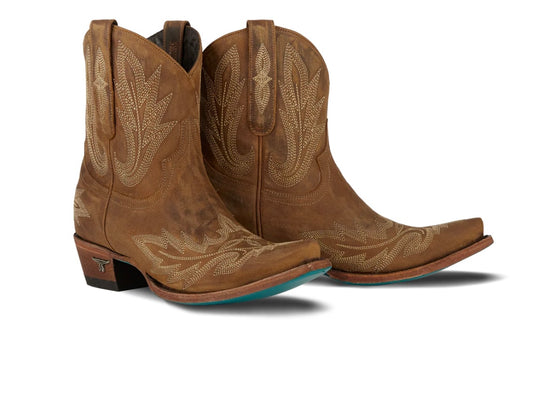 LANE BOOT LEXINGTON BOOTIE - BURNT CARAMEL
