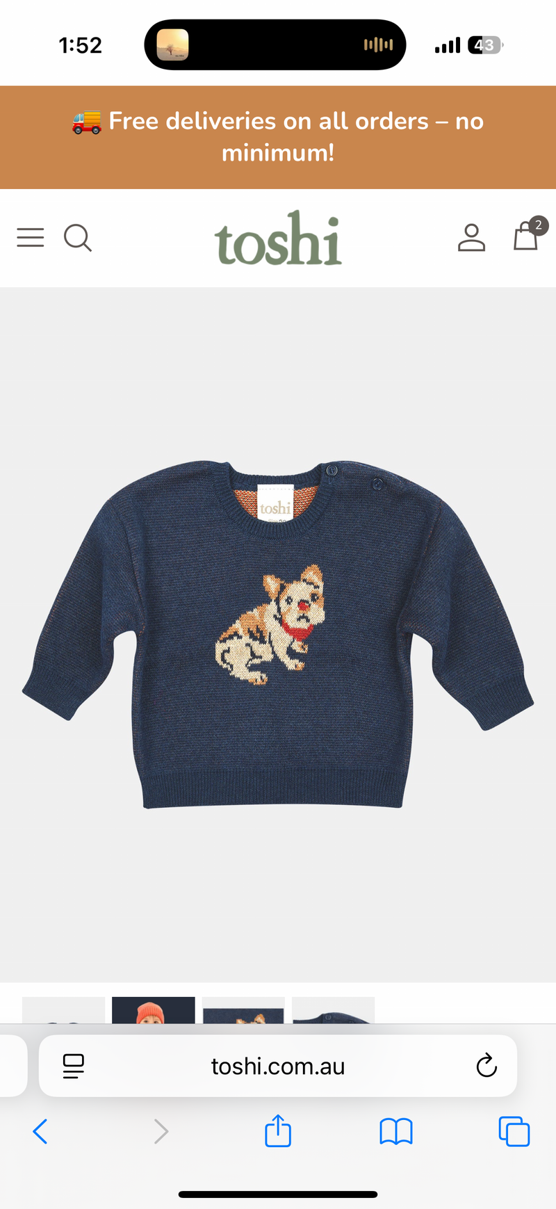 Load image into Gallery viewer, Toshi - Organic Pullover Storytime
