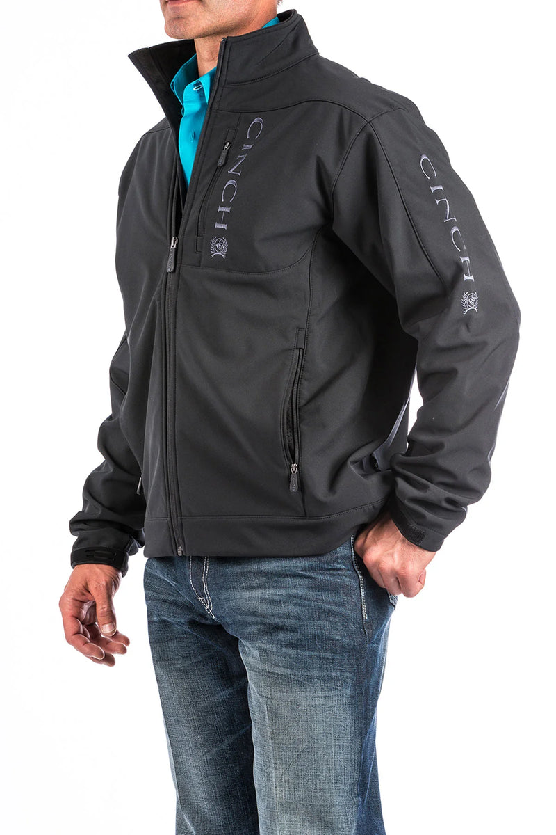 Load image into Gallery viewer, Men&#39;s Black Bonded Jacket
