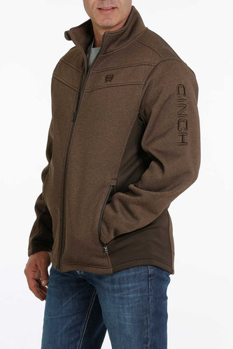 Cinch Men's Brown Sweater Jacket