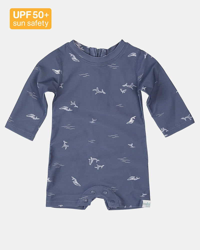 Load image into Gallery viewer, Toshi - Swim Baby Onesie L/S Classic
