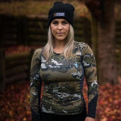 Hunters element - Women’s core top Desolve veil