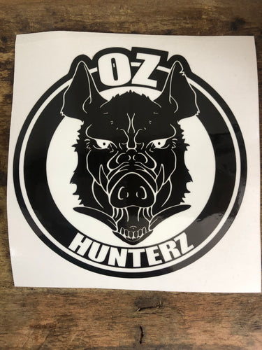 Oz Hunterz - Mini Boar face sticker